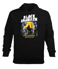 Black Sabbath Rock Tasarım Baskılı Erkek Kapüşonlu Hoodie Sweatshirt