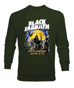 Black Sabbath Rock Tasarım Baskılı Erkek Sweatshirt