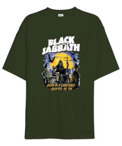 Black Sabbath Rock Tasarım Baskılı Oversize Unisex Tişört