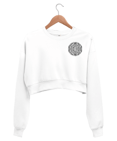 BLACKWHITE Kadın Crop Sweatshirt