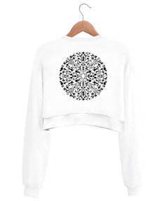 BLACKWHITE Kadın Crop Sweatshirt