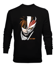 Bleach Anime Tasarım Baskılı Erkek Sweatshirt