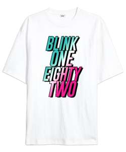 Blink 1982 Punk Rock Beyaz Oversize Unisex Tişört