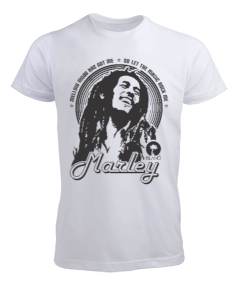 Bob Marley Baskılı Erkek Tişört