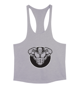 Bodybuilding Tasarım Baskılı Training Erkek Tank Top Atlet