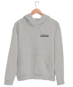 BÖHM Gri Unisex Kapşonlu Sweatshirt