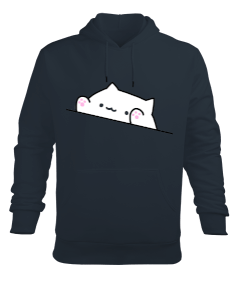 Bongo Cat Erkek Kapüşonlu Hoodie Sweatshirt