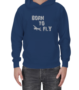 Born to Fly Erkek Kapşonlu