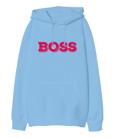 Boss Oversize Unisex Kapüşonlu Sweatshirt