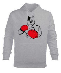 Boxing Dog Erkek Kapüşonlu Hoodie Sweatshirt