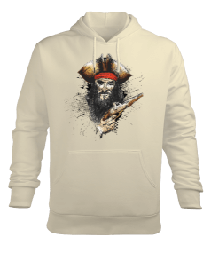 Brave Pirate Erkek Kapüşonlu Hoodie Sweatshirt