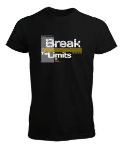 Break Limits - Sınırları Yık Siyah Erkek Tişört