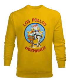 Breaking Bad Los Pollos Hermanos Tasarım Baskılı Erkek Sweatshirt