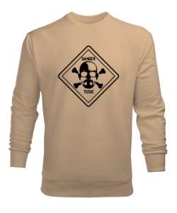 Breaking Bad - Skull Danger Toxic Camel Erkek Sweatshirt