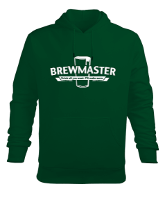 Brewmaster Green Erkek Kapüşonlu Hoodie Sweatshirt