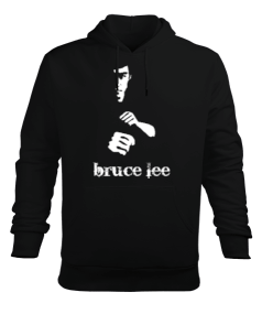 Bruce Lee Blauart Erkek Kapüşonlu Hoodie Sweatshirt