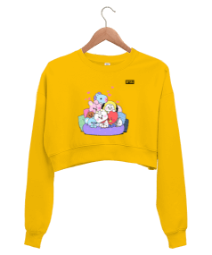 BT21 Kadın Crop Sweatshirt