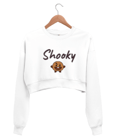 BT21 - SHOOKY Kadın Crop Sweatshirt