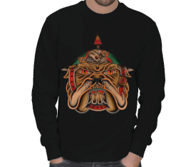 Bulldog Tasarımlı Kışlık Sweatshirt ERKEK SWEATSHIRT