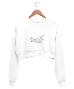 BULUT Kadın Crop Sweatshirt