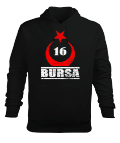 bursa şehir,Türkiye,Türkiye bayrağı. Erkek Kapüşonlu Hoodie Sweatshirt