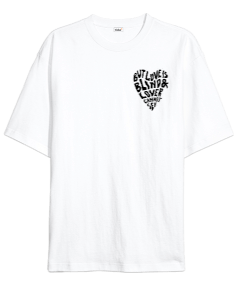 But love is blindlover cannot see Oversize Unisex Tişört