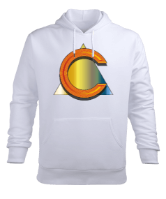 C HARFİ Erkek Kapüşonlu Hoodie Sweatshirt