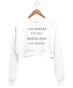 Calabasas Kadın Crop Sweatshirt