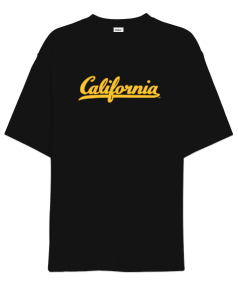 California tasarımlı Oversize Unisex Tişört