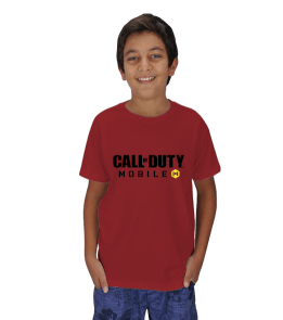 Call of Duty Mobile Kırmızı Renk Çocuk Unisex