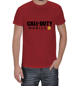 Call of Duty Mobile Kırmızı Renk Erkek Tişört