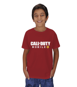 Call of Duty Mobile Kırmızı Renk2 Çocuk Unisex