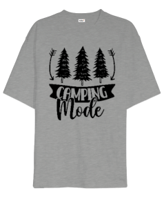 Camping-Mode Oversize Unisex Tişört