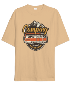 Camping Oversize Unisex Tişört