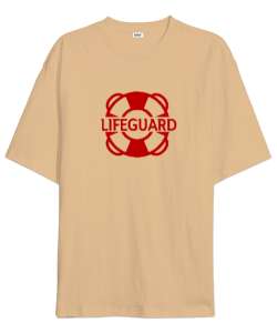 Cankurtaran - Life Guard V1 Camel Oversize Unisex Tişört