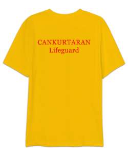 Cankurtaran Sarı Oversize Unisex Tişört