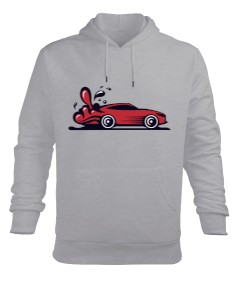 Car Erkek Kapüşonlu Hoodie Sweatshirt