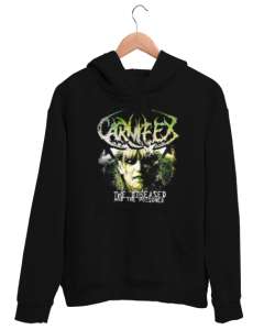 Carnifex Siyah Unisex Kapşonlu Sweatshirt