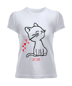 Cat Love Kadın Tişört