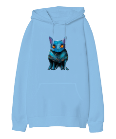 Catlike Oversize Unisex Kapüşonlu Sweatshirt