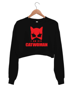 CATWOMAN KADIN CROP SWEATSHİRT Kadın Crop Sweatshirt