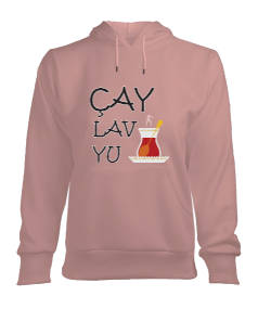 çay lav yu kadın kapüşonlu hoodie sweatshirt Kadın Kapşonlu Hoodie Sweatshirt