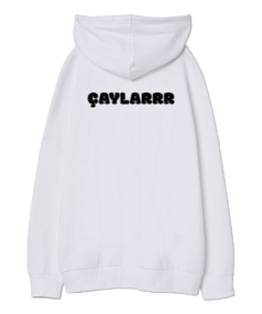 Çaylarrr Oversize Unisex Kapüşonlu Sweatshirt