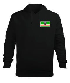 Çeçen bayrağı. Erkek Kapüşonlu Hoodie Sweatshirt