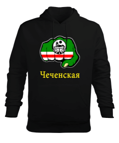 Çeçen,Çeçen bayrağı,Çeçenistan. Erkek Kapüşonlu Hoodie Sweatshirt