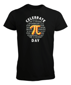 Celebrate Pi Günü Matematik Kısa Kol Erkek Tişört