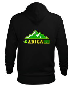 Çerkes Bayrağı, adiga bayrağı,Çerkes logosu. Erkek Kapüşonlu Hoodie Sweatshirt