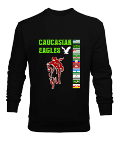 Çerkes,abhazya, Kafkas,karaçay çerkesya,kabardino balkarya,Kuzey Osetya,İnguşetya,çeçenistan,Dağısta Erkek Sweatshirt