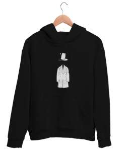 Chaplin 03 Siyah Unisex Kapşonlu Sweatshirt