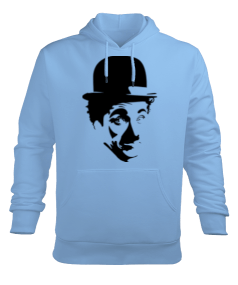 charlie chaplin Erkek Kapüşonlu Hoodie Sweatshirt